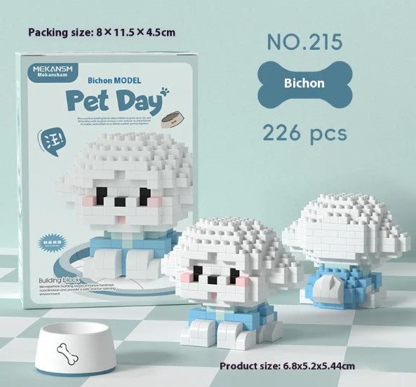 Charming Pet Buildable Figurines