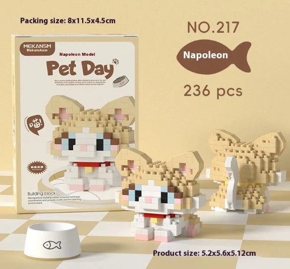 Charming Pet Buildable Figurines
