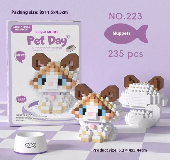 Charming Pet Buildable Figurines