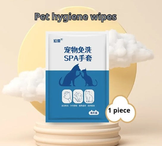 No-Rinse Pet Grooming Gloves