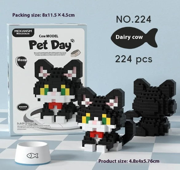 Charming Pet Buildable Figurines