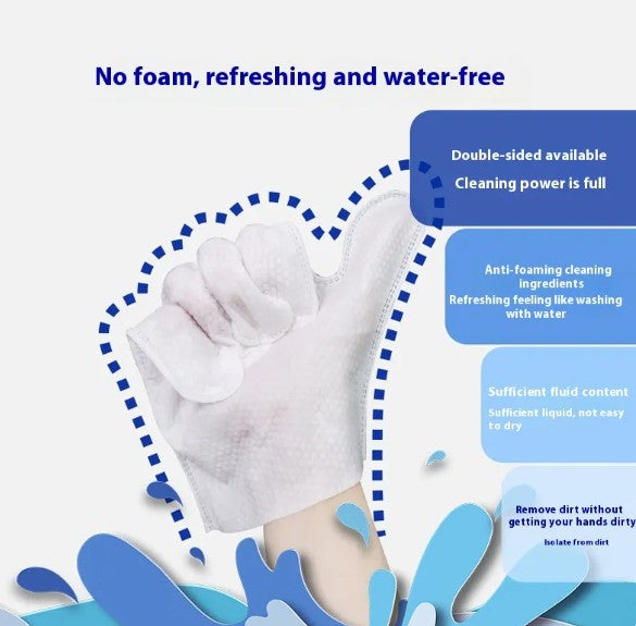 No-Rinse Pet Grooming Gloves