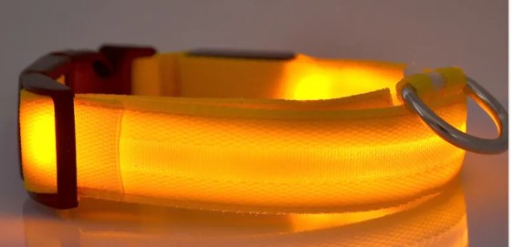 GlowSafe Nylon LED Collar & Leash
