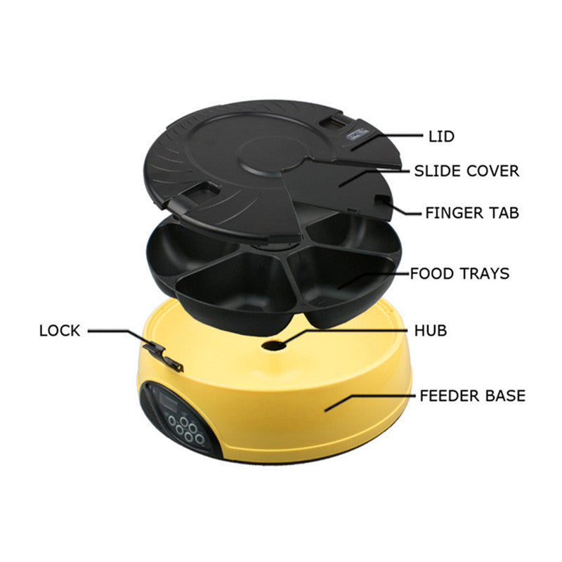 Timed Pet Meal Dispenser