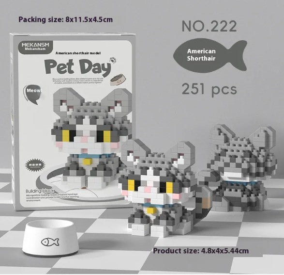 Charming Pet Buildable Figurines