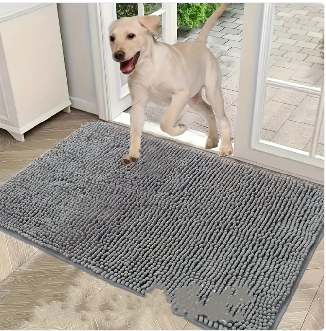 Chenille Pet Door Mat