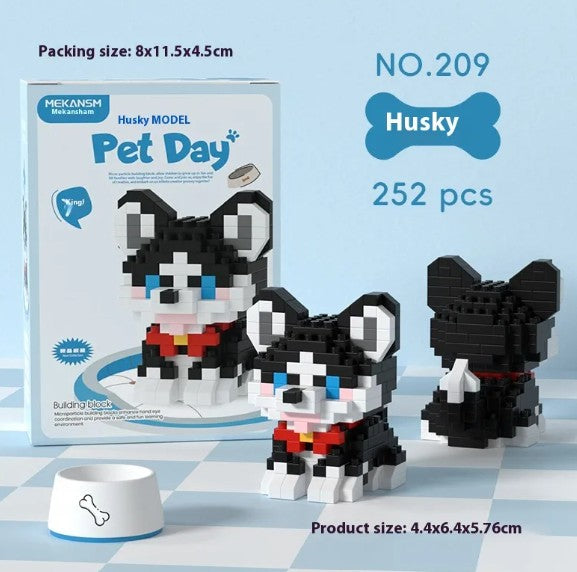 Charming Pet Buildable Figurines