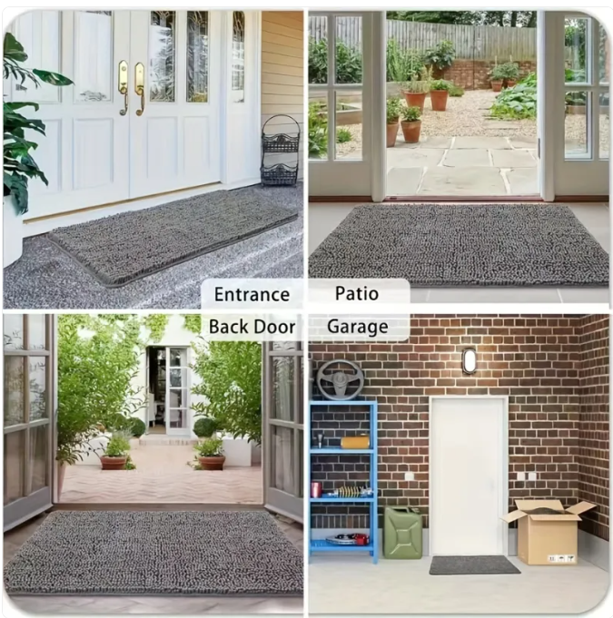 Chenille Pet Door Mat