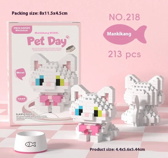 Charming Pet Buildable Figurines