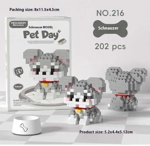 Charming Pet Buildable Figurines